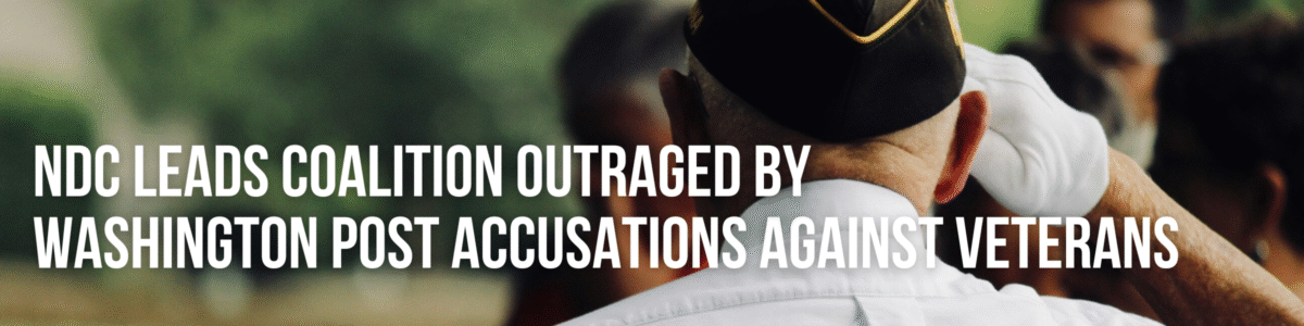 NDC Leads Coalition Letter to the Washington Post
